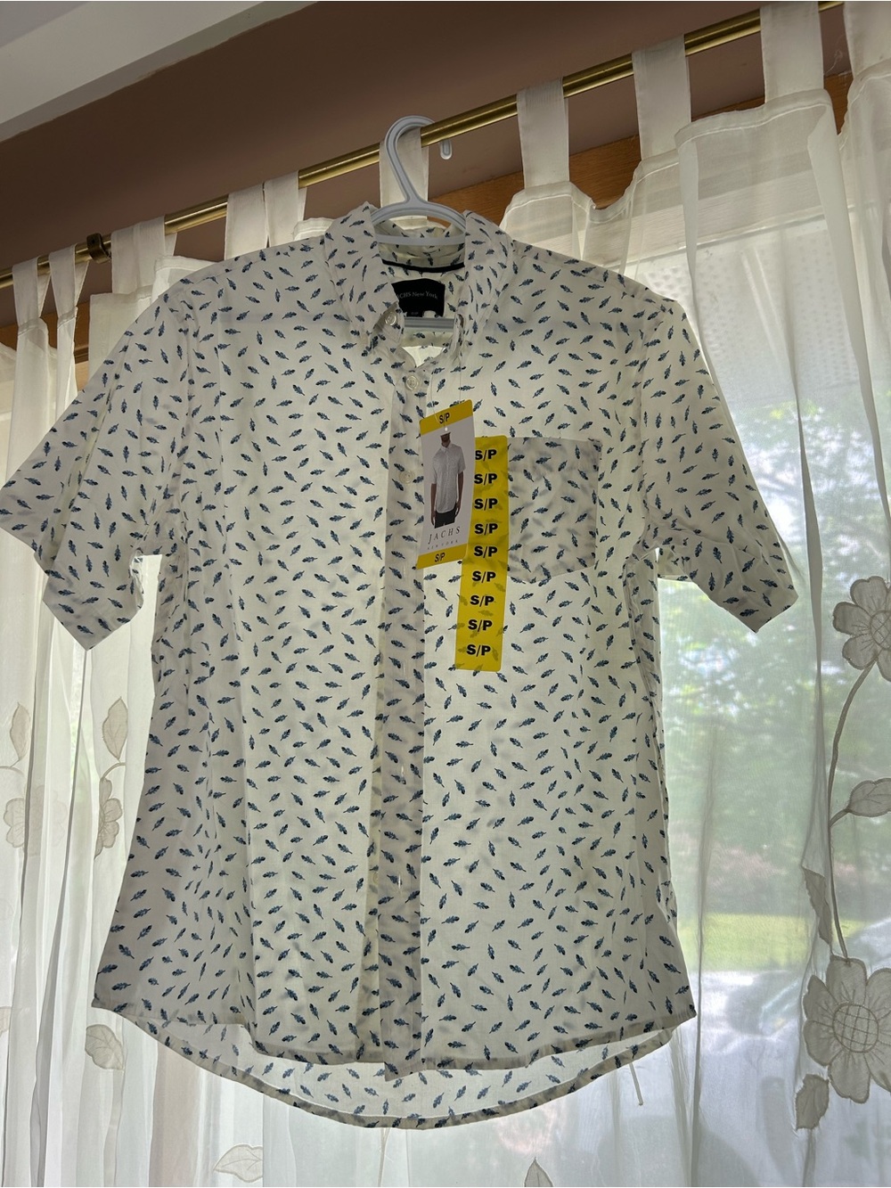 Men’s Short-Sleeve Button-Down - Jachs - Size S - NWT